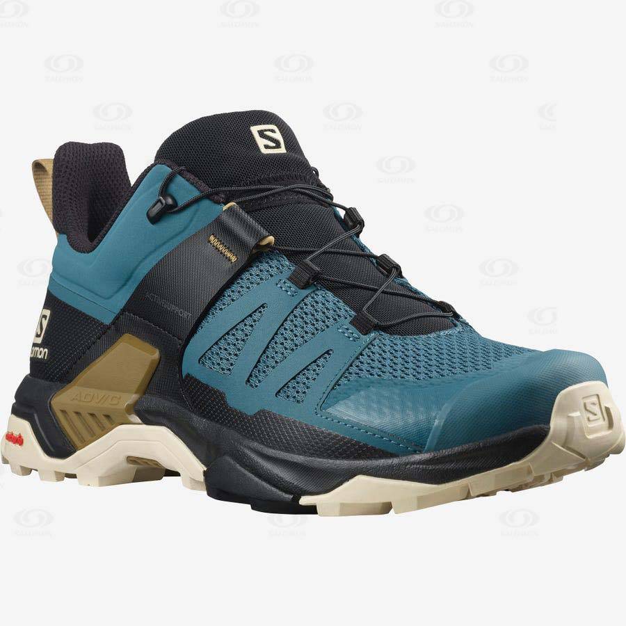 Aqua Men's Salomon X ULTRA 4 Hiking Shoes | USA-N1575