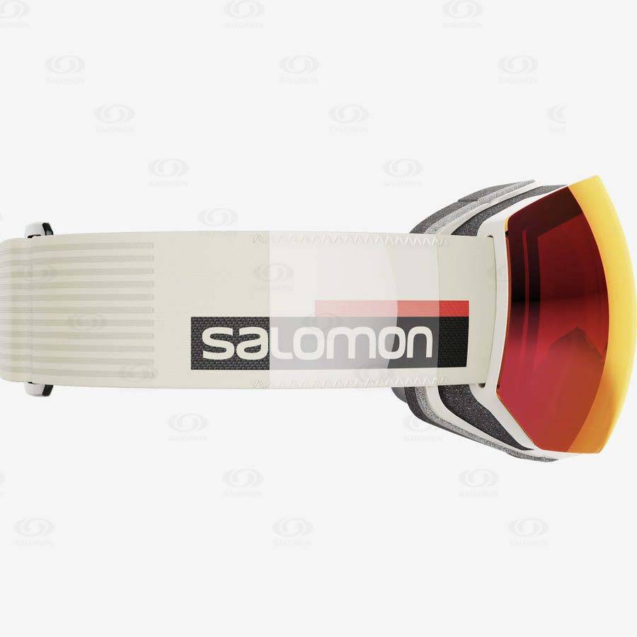 Beige Men's Salomon RADIUM PRO SIGMA Goggles | USA-L2040