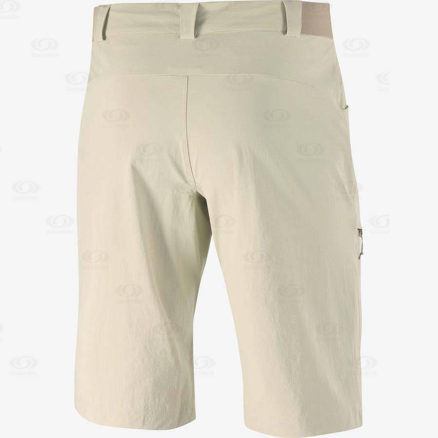 Beige Men's Salomon WAYFARER Shorts | USA-N1267