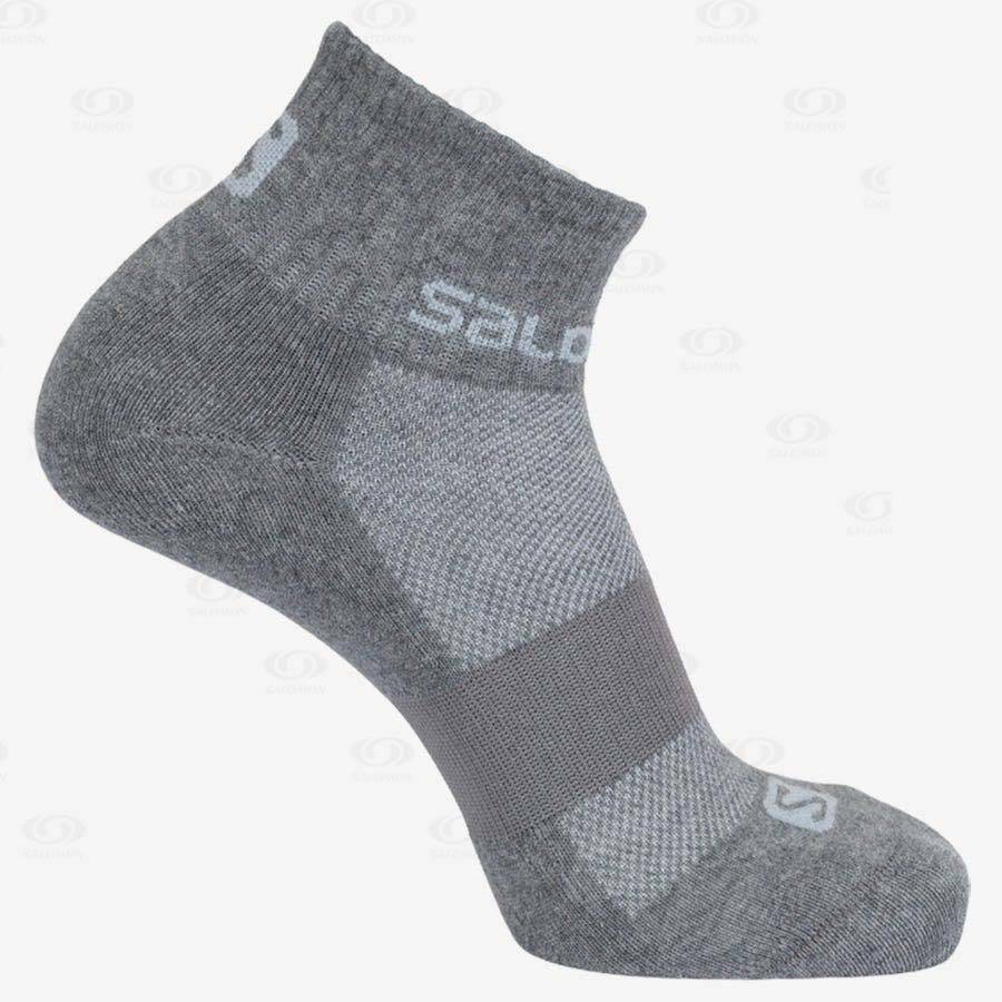 Beige Women\'s Salomon EVASION 2-PACK Socks | USA-S1429