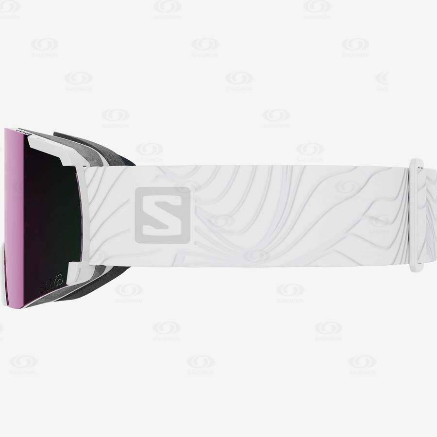 Beige Women's Salomon S/VIEW SIGMA Goggles | USA-N2618