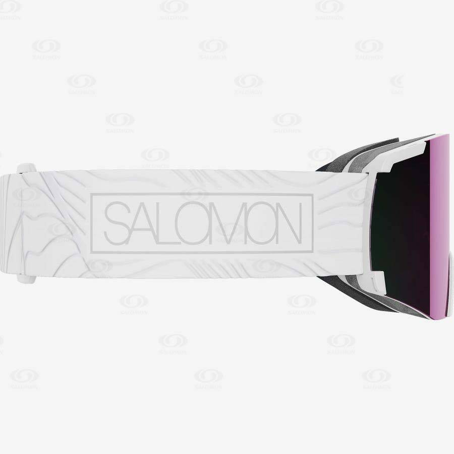 Beige Women's Salomon S/VIEW SIGMA Goggles | USA-N2618