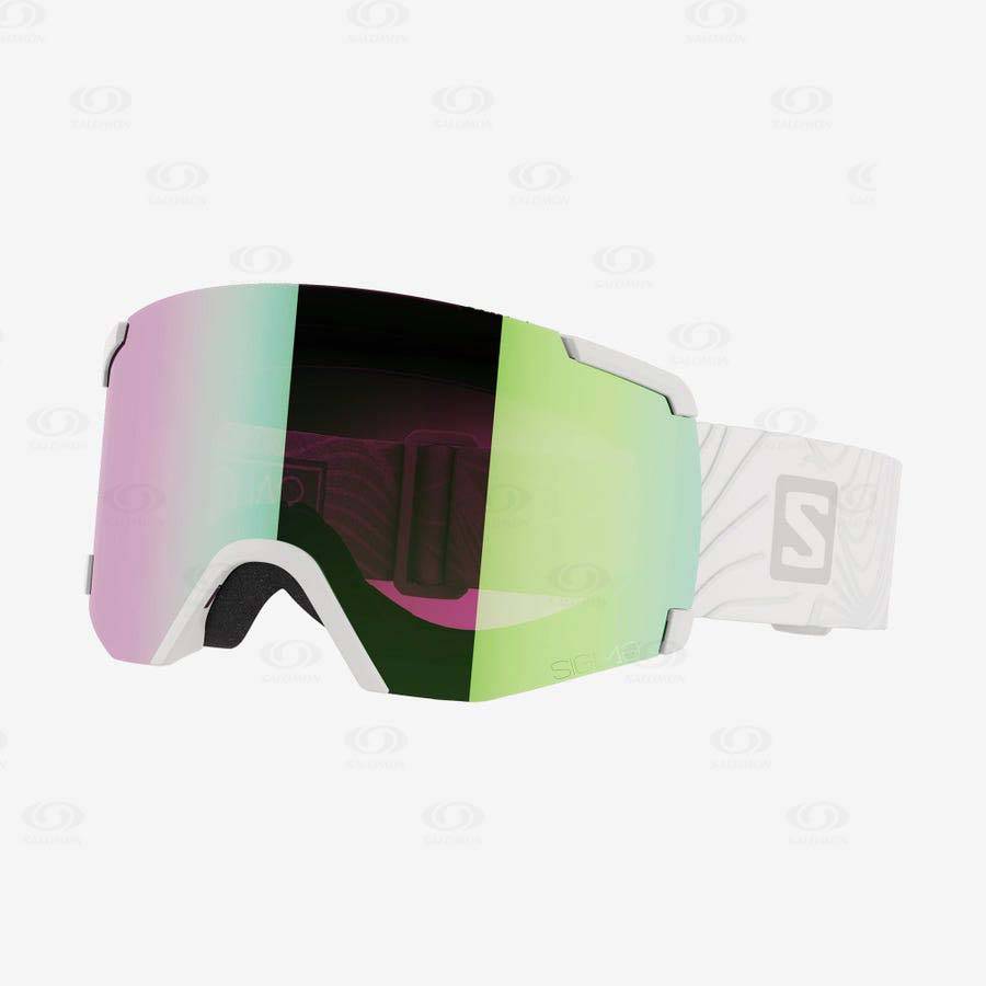 Beige Women\'s Salomon S/VIEW SIGMA Goggles | USA-N2618