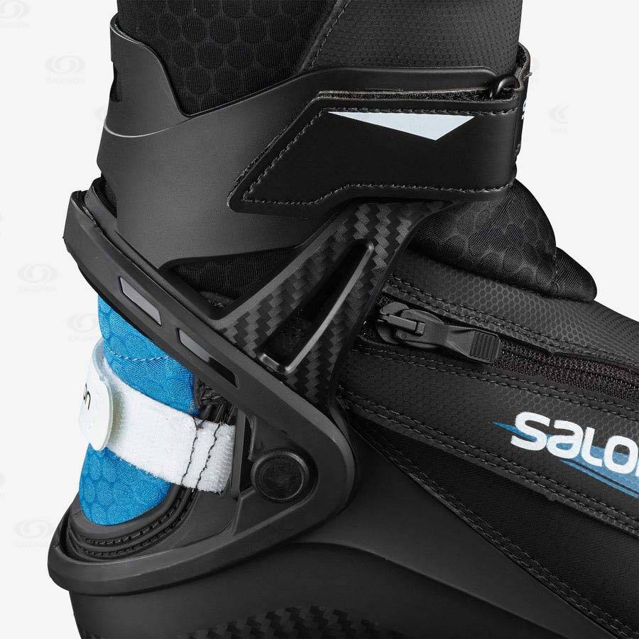 Black / Blue Men's Salomon PRO COMBI PROLINK Ski Boots | USA-O1460