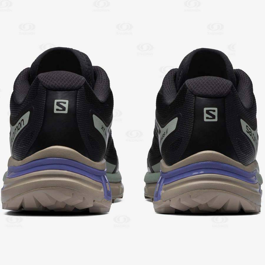 Black / Blue Men's Salomon XT-WINGS 2 Sneakers | USA-S2444