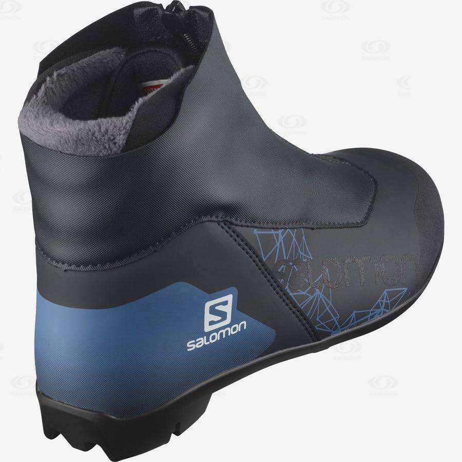 Black / Blue Women's Salomon VITANE PROLINK Waterproof Boots | USA-O1621