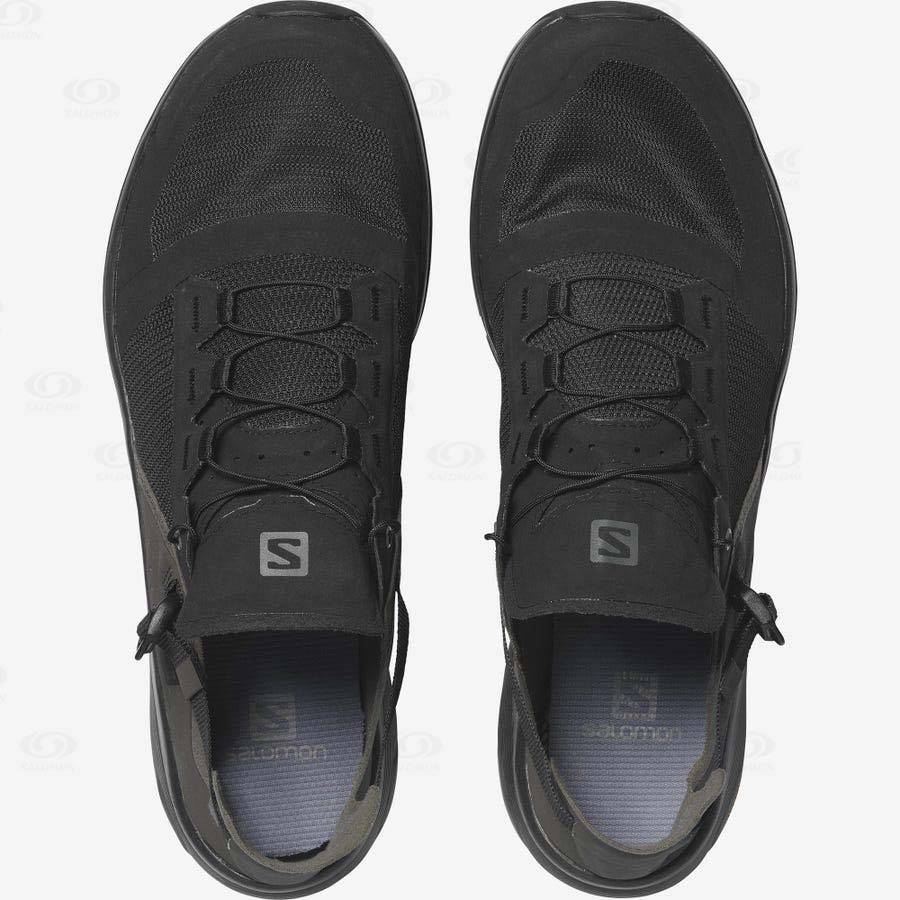 Black / Grey Men's Salomon TECH AMPHIB 4 Water Shoes | USA-L2019