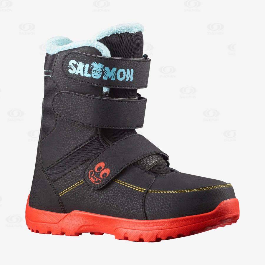 Black Kids\' Salomon WHIPSTAR Ski Boots | USA-W2370