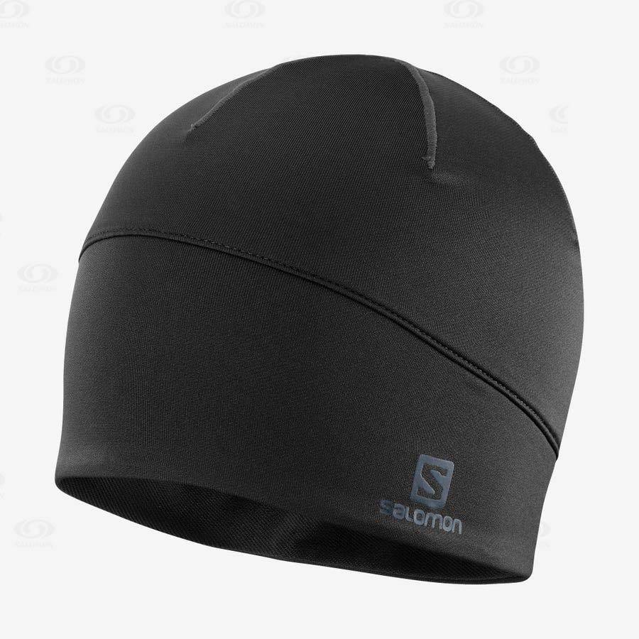 Black Men\'s Salomon ACTIVE Hats | USA-O1901