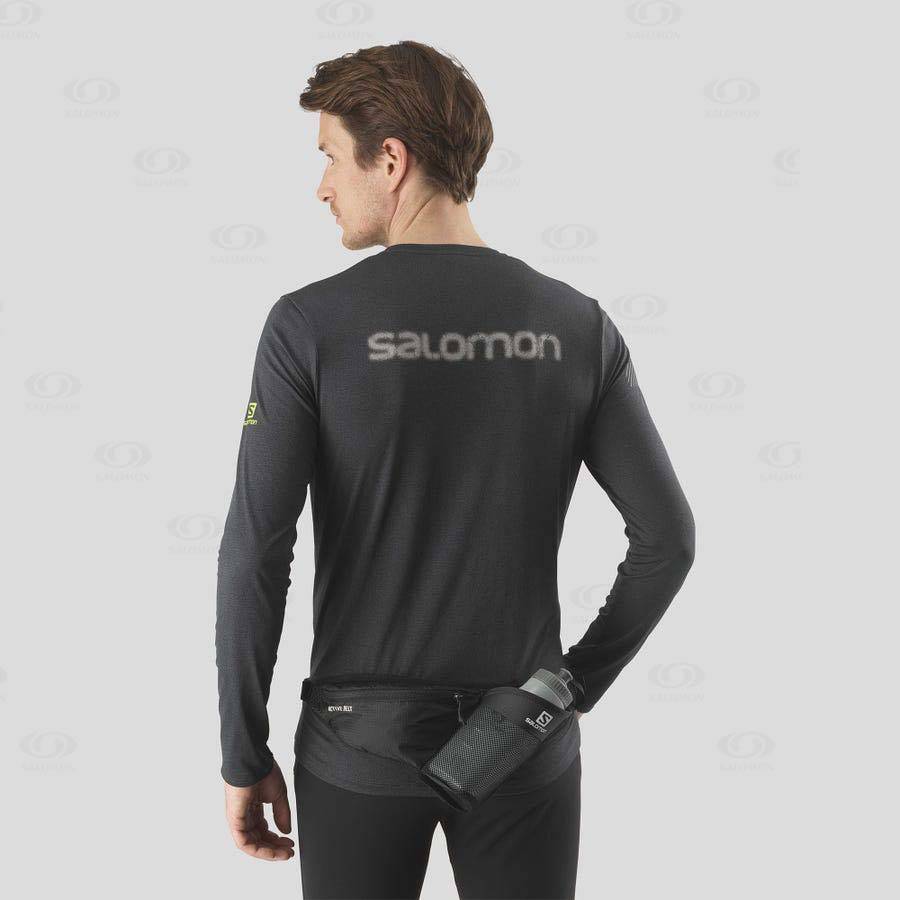 Black Men's Salomon ACTIVE Running Packs | USA-A2403