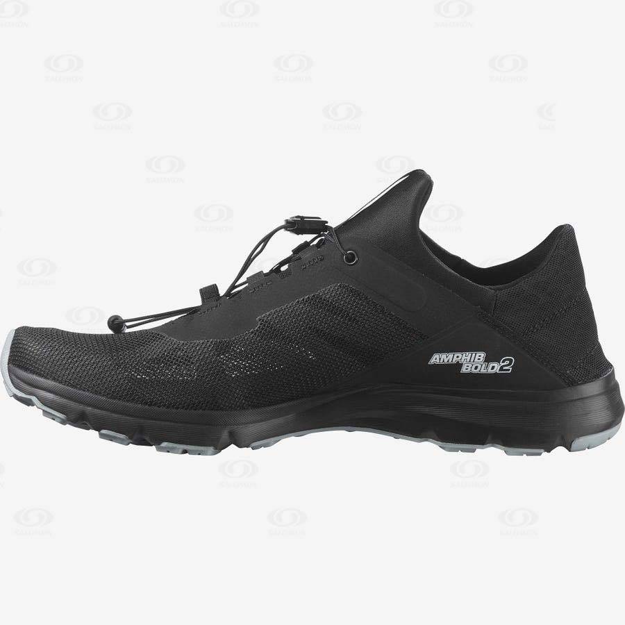 Black Men's Salomon AMPHIB BOLD 2 Water Shoes | USA-N2380