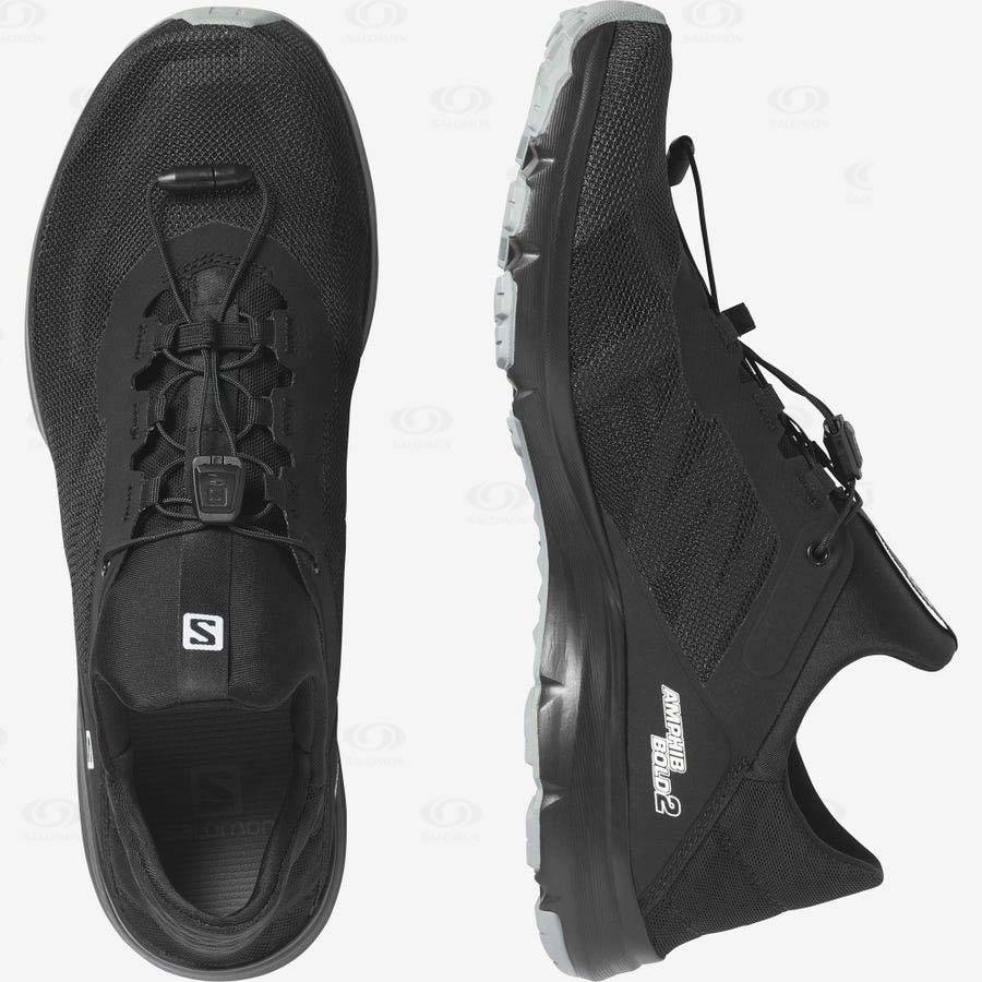 Black Men's Salomon AMPHIB BOLD 2 Water Shoes | USA-N2380