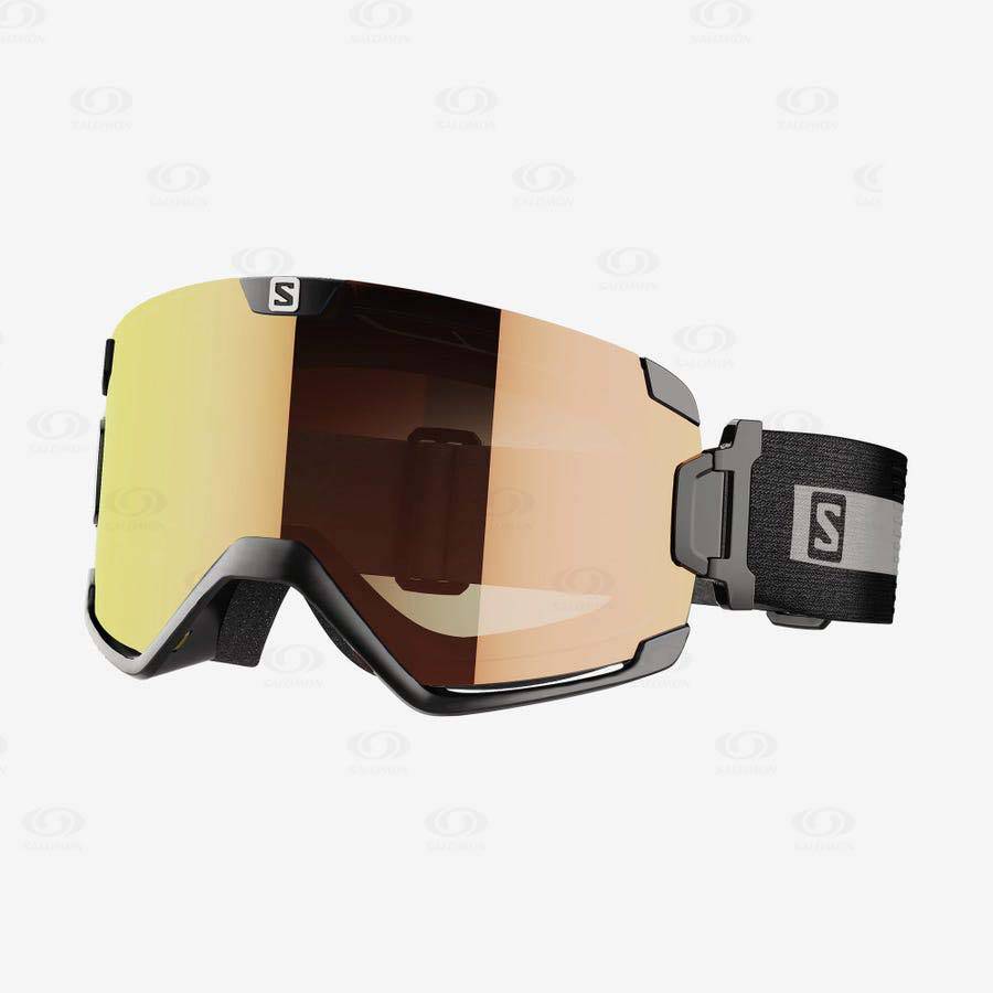 Black Men\'s Salomon COSMIC PHOTOCHROMIC Goggles | USA-A1213