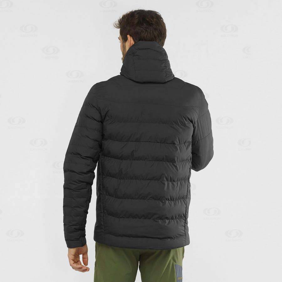 Black Men's Salomon ESSENTIAL XWARM INSULATED Insulated Jackets | USA-N2450