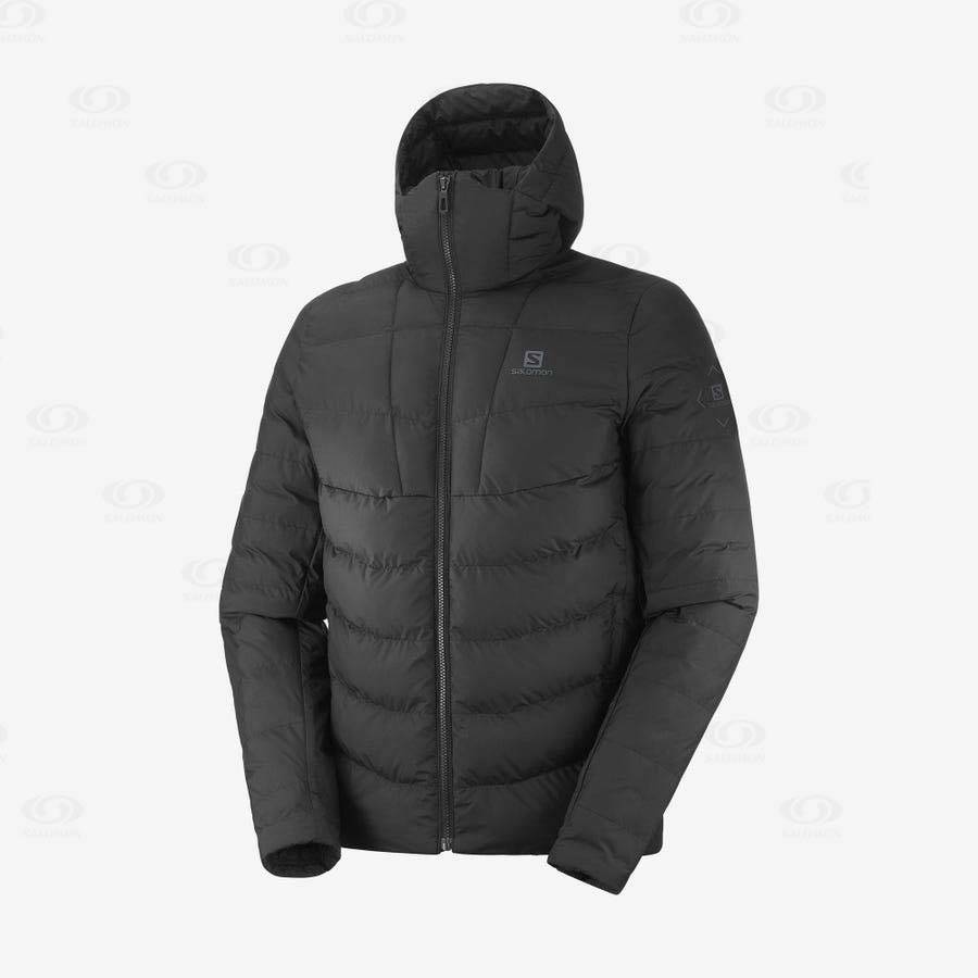 Black Men\'s Salomon ESSENTIAL XWARM INSULATED Insulated Jackets | USA-N2450