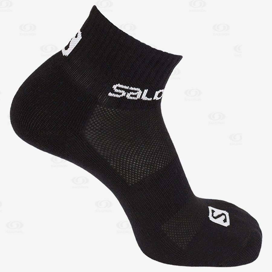 Black Men's Salomon EVASION 2-PACK Socks | USA-O2022