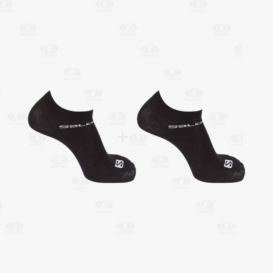 Black Men's Salomon FESTIVAL 2-PACK Socks | USA-O1971