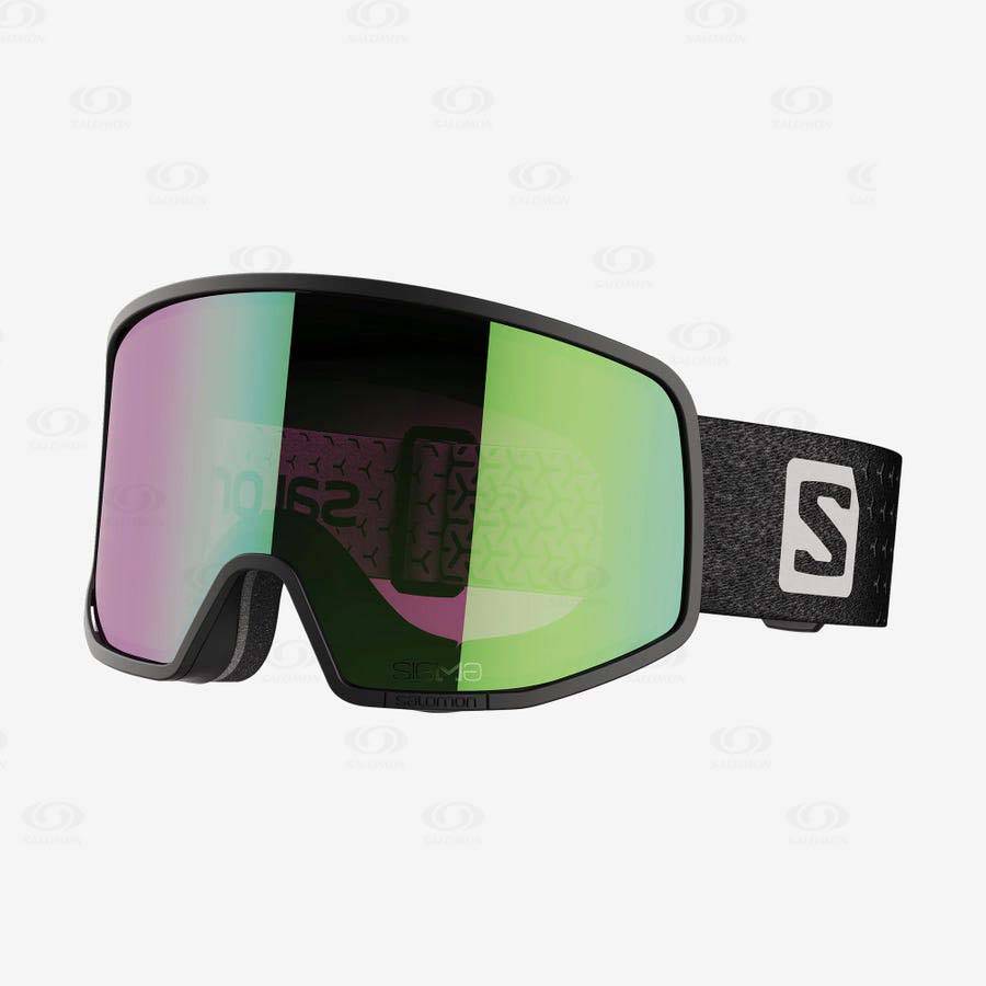 Black Men\'s Salomon LO FI SIGMA Goggles | USA-O2279