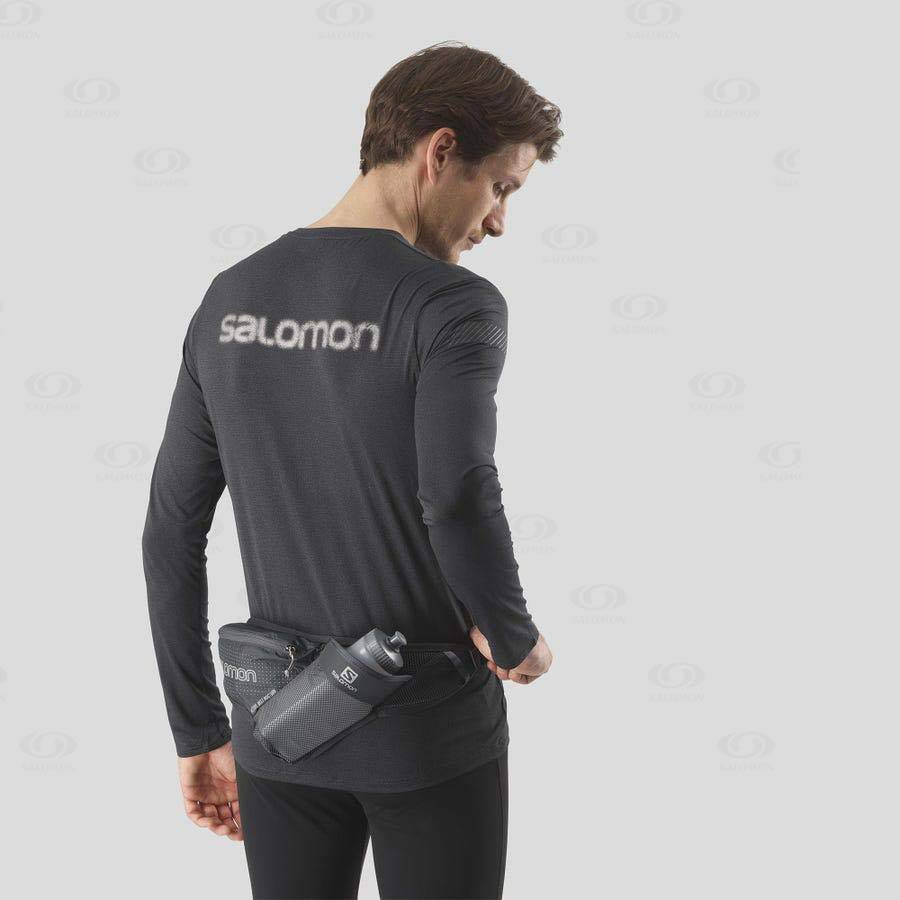 Black Men's Salomon NOCTURN ACTIVE Running Packs | USA-M2308