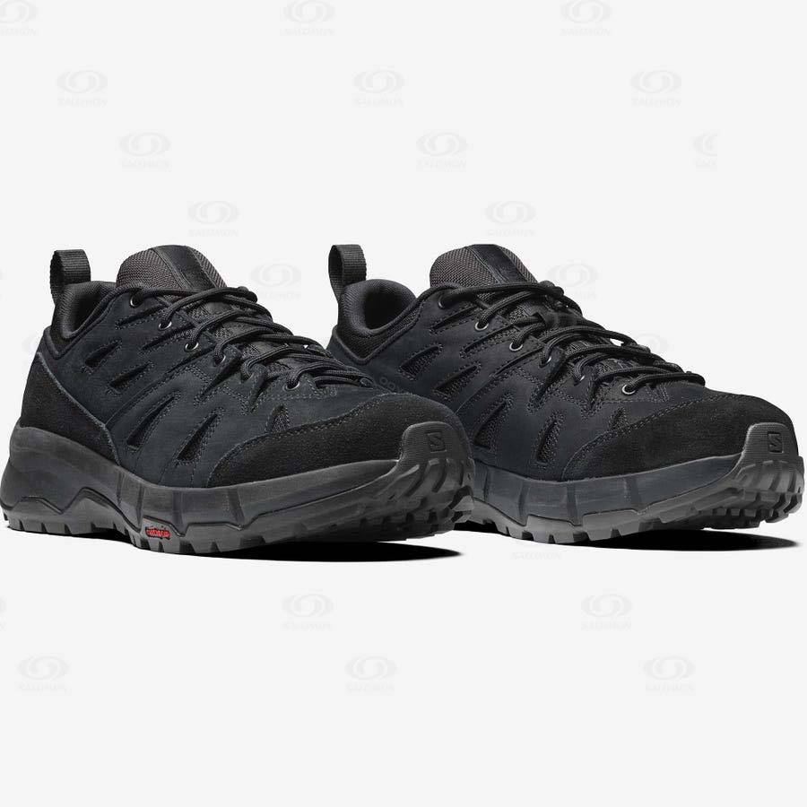 Black Men's Salomon ODYSSEY ADVANCED Sneakers | USA-O2237