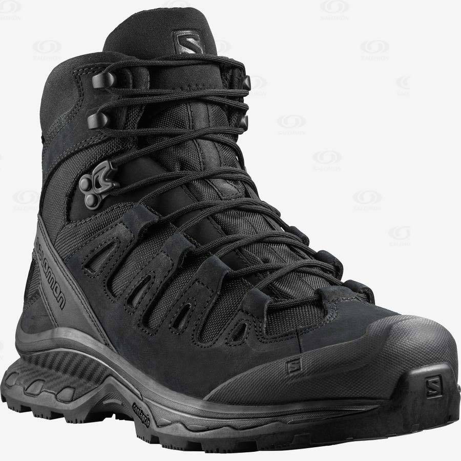 Black Men's Salomon QUEST 4D FORCES 2 EN Tactical Boots | USA-A1437