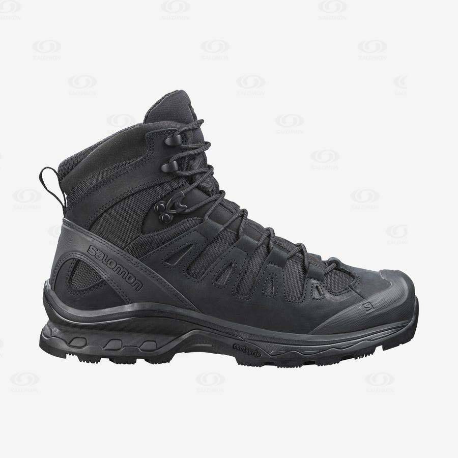 Black Men\'s Salomon QUEST 4D FORCES 2 EN Tactical Boots | USA-A1437