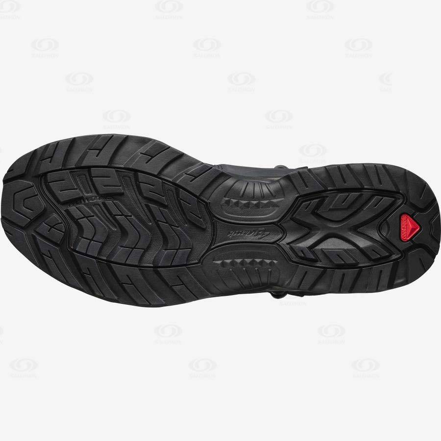 Black Men's Salomon QUEST 4D GORE-TEX ADVANCED Sneakers | USA-M1440