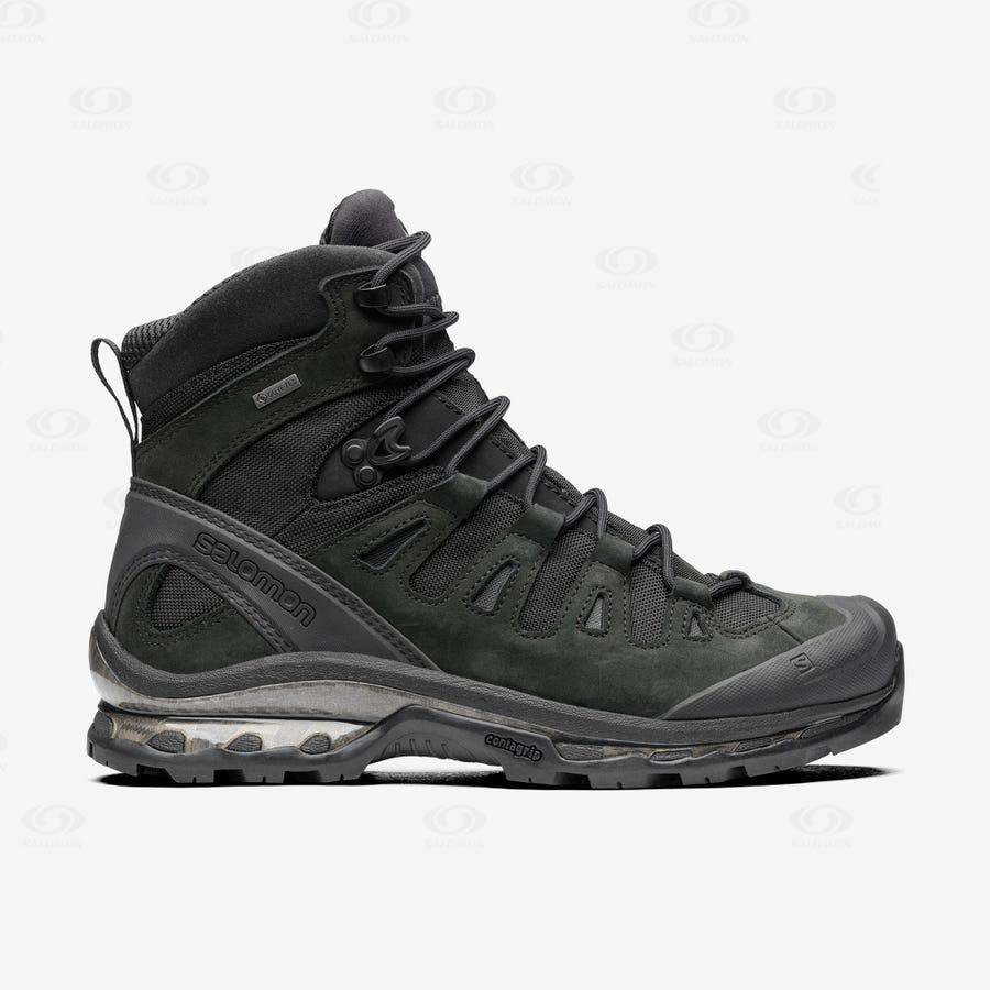 Black Men\'s Salomon QUEST 4D GORE-TEX ADVANCED Sneakers | USA-M1440