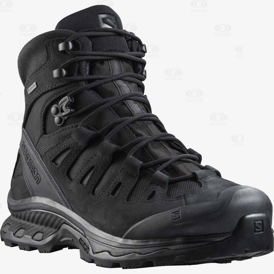 Black Men's Salomon QUEST 4D GORE-TEX FORCES 2 EN Tactical Boots | USA-O2209