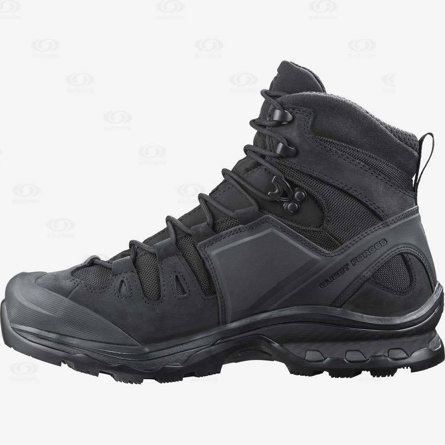 Black Men's Salomon QUEST 4D GORE-TEX FORCES 2 EN Tactical Boots | USA-O2209