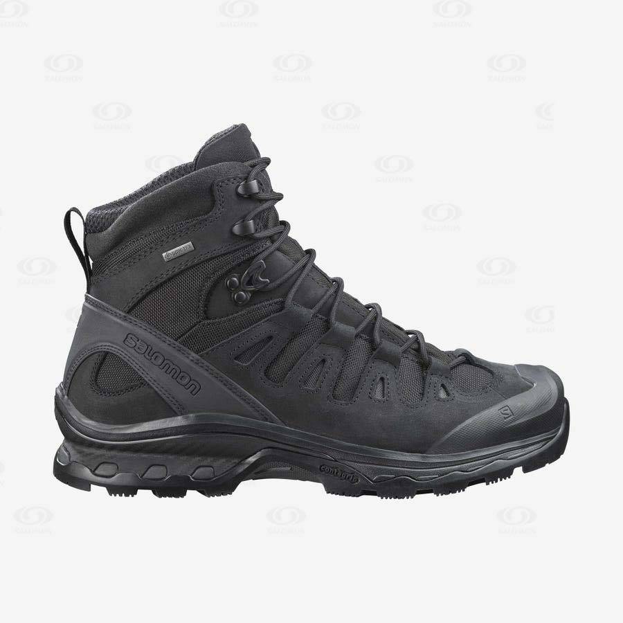 Black Men\'s Salomon QUEST 4D GORE-TEX FORCES 2 EN Tactical Boots | USA-O2209