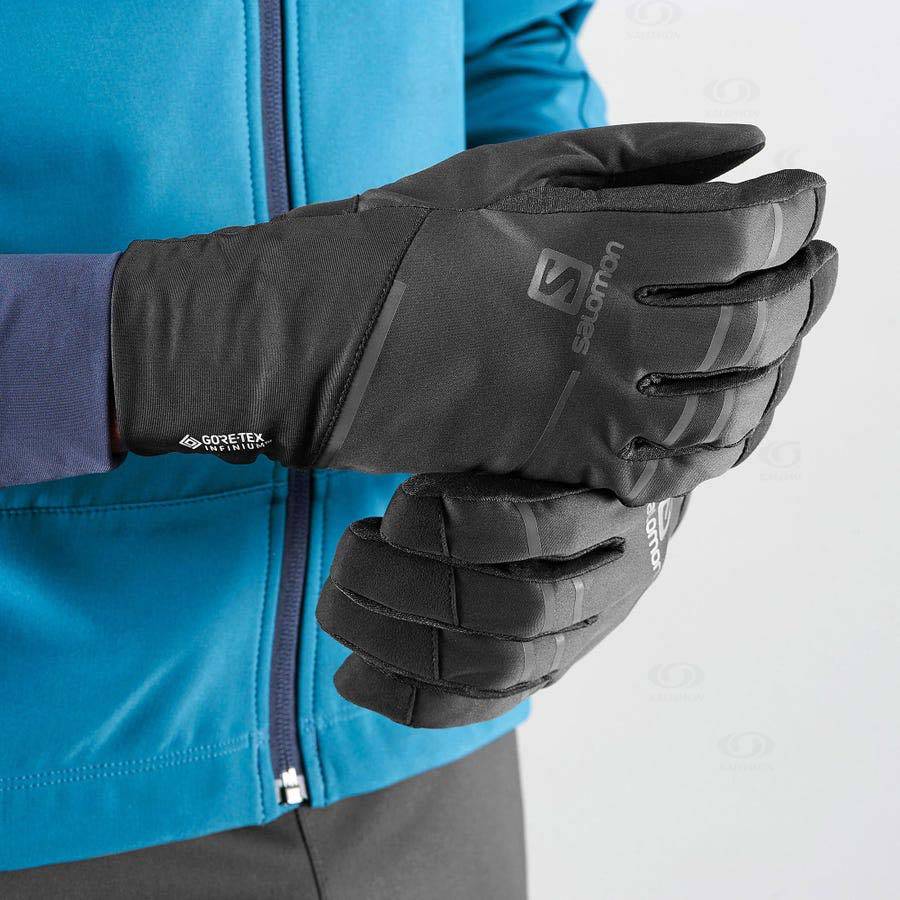 Black Men's Salomon RS PRO INFINIUM® Gloves | USA-M1125