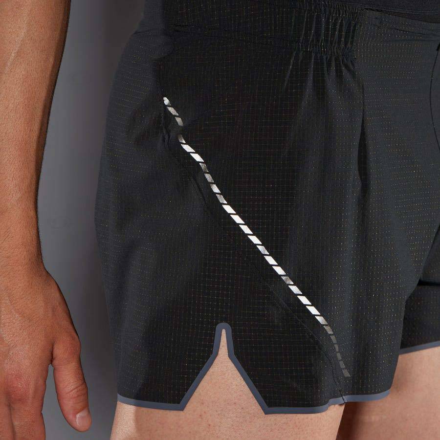 Black Men's Salomon SENSE AERO 3'' Shorts | USA-S2521