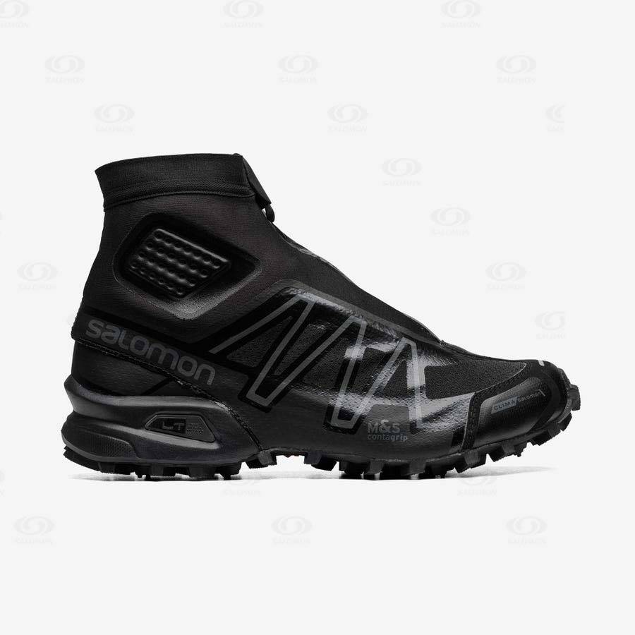 Black Men\'s Salomon SNOWCROSS ADVANCED Sneakers | USA-A1640