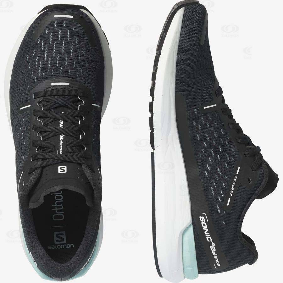 Black Men's Salomon SONIC 4 Balance Running Shoes | USA-W3850