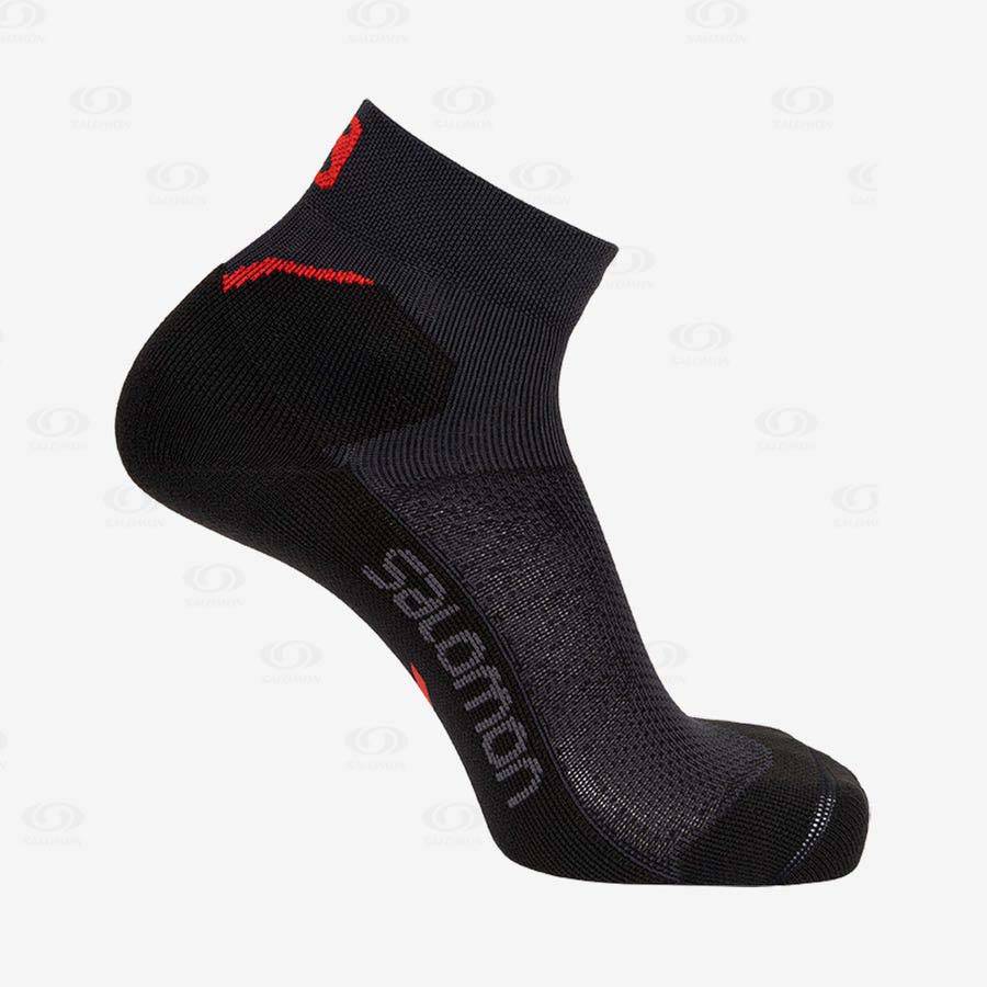 Black Men\'s Salomon SPEEDCROSS ANKLE Socks | USA-O1530