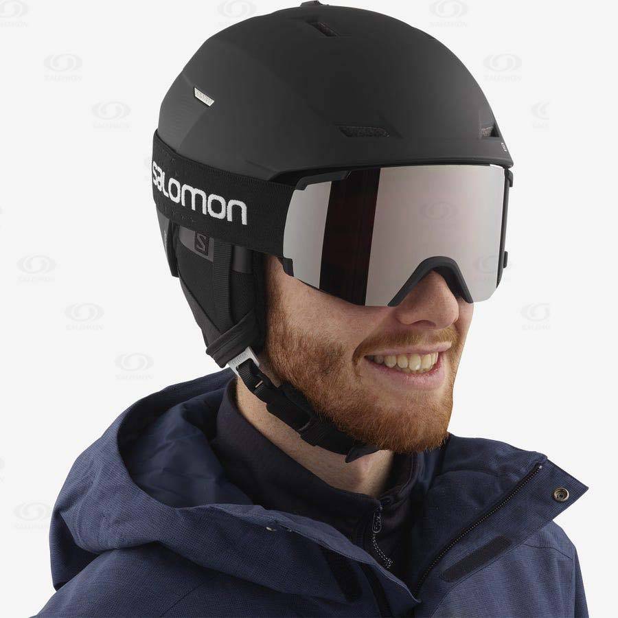 Black Men's Salomon S/VIEW SIGMA Goggles | USA-O2288