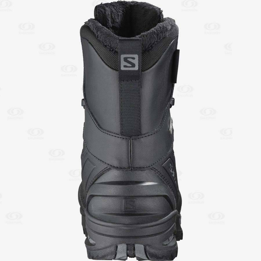 Black Men's Salomon TOUNDRA FORCES CLIMASALOMON™ WATERPROOF Tactical Boots | USA-N2366