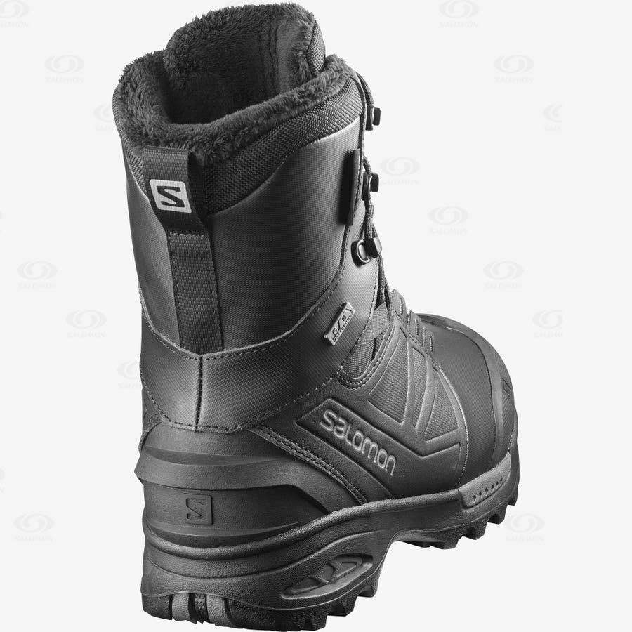 Black Men's Salomon TOUNDRA PRO CLIMASALOMON™ Waterproof Boots | USA-L1907