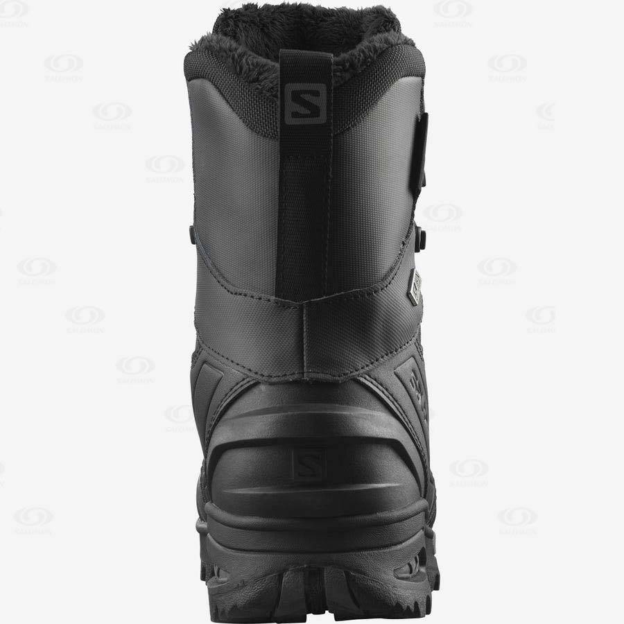 Black Men's Salomon TOUNDRA PRO CLIMASALOMON™ Waterproof Boots | USA-L1907