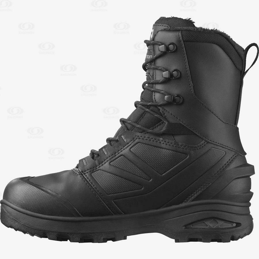 Black Men's Salomon TOUNDRA PRO CLIMASALOMON™ Waterproof Boots | USA-L1907