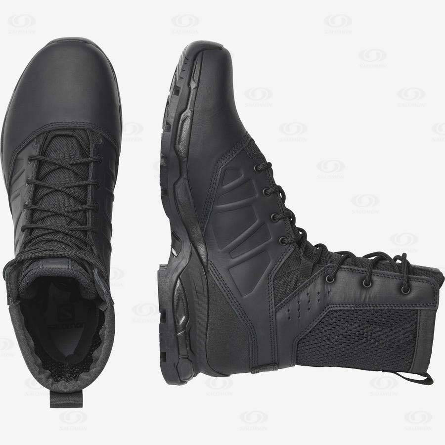 Black Men's Salomon URBAN JUNGLE ULTRA Tactical Boots | USA-S1016