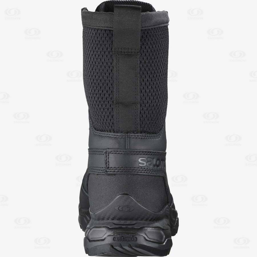 Black Men's Salomon URBAN JUNGLE ULTRA Tactical Boots | USA-S1016