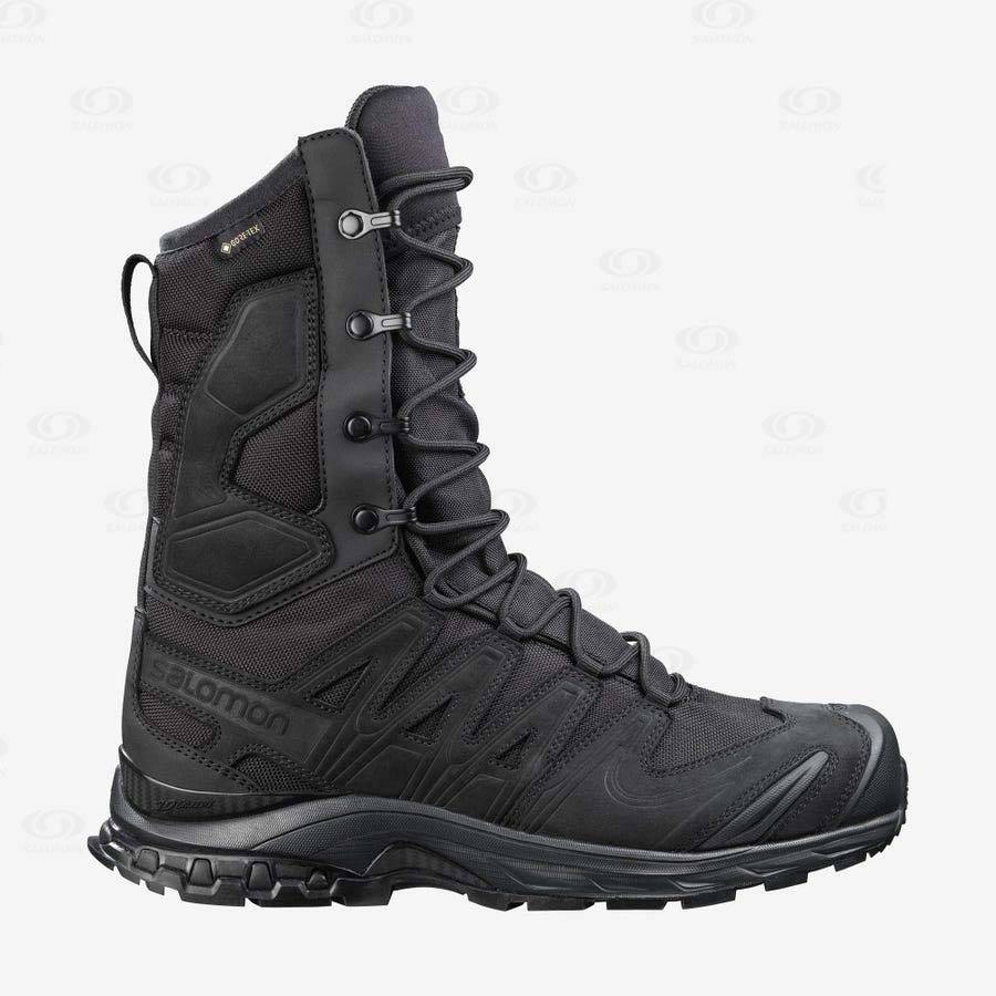 Black Men\'s Salomon XA FORCES 8 GORE-TEX EN Tactical Boots | USA-O1376