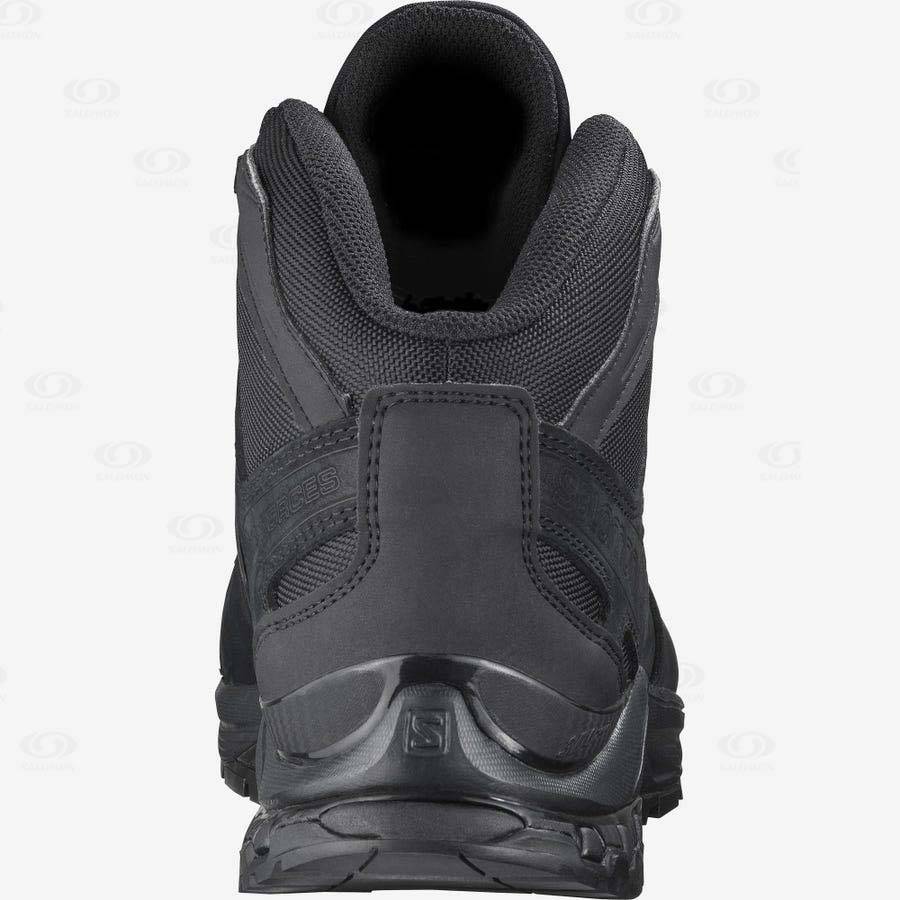 Black Men's Salomon XA FORCES MID EN Tactical Boots | USA-O1026