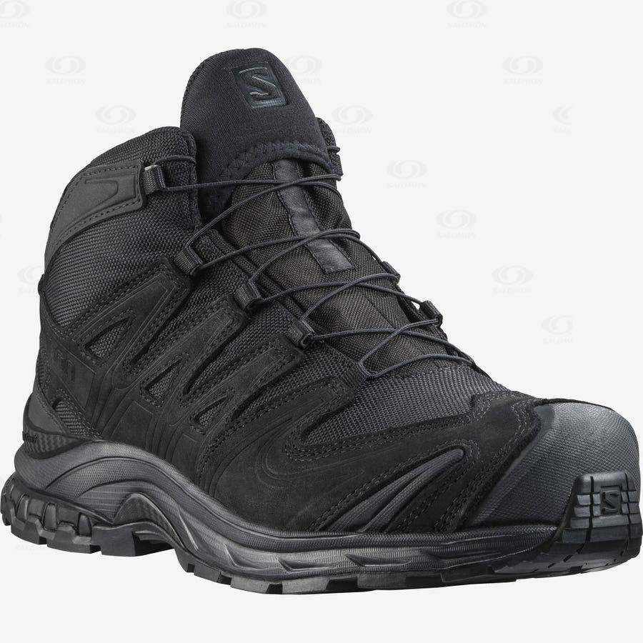 Black Men's Salomon XA FORCES MID GORE-TEX EN Tactical Boots | USA-N2065