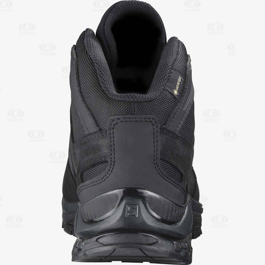 Black Men's Salomon XA FORCES MID GORE-TEX EN Tactical Boots | USA-N2065