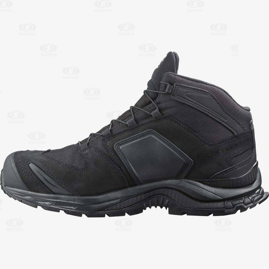 Black Men's Salomon XA FORCES MID GORE-TEX EN Tactical Boots | USA-N2065