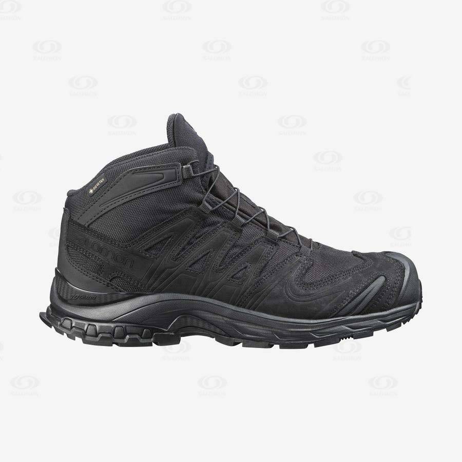 Black Men\'s Salomon XA FORCES MID GORE-TEX EN Tactical Boots | USA-N2065