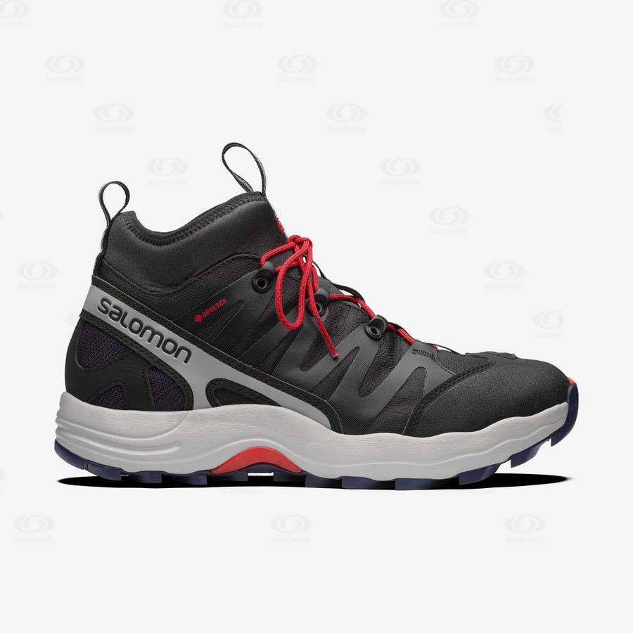 Black Men\'s Salomon XA PRO 1 MID GORE-TEX Sneakers | USA-M2175